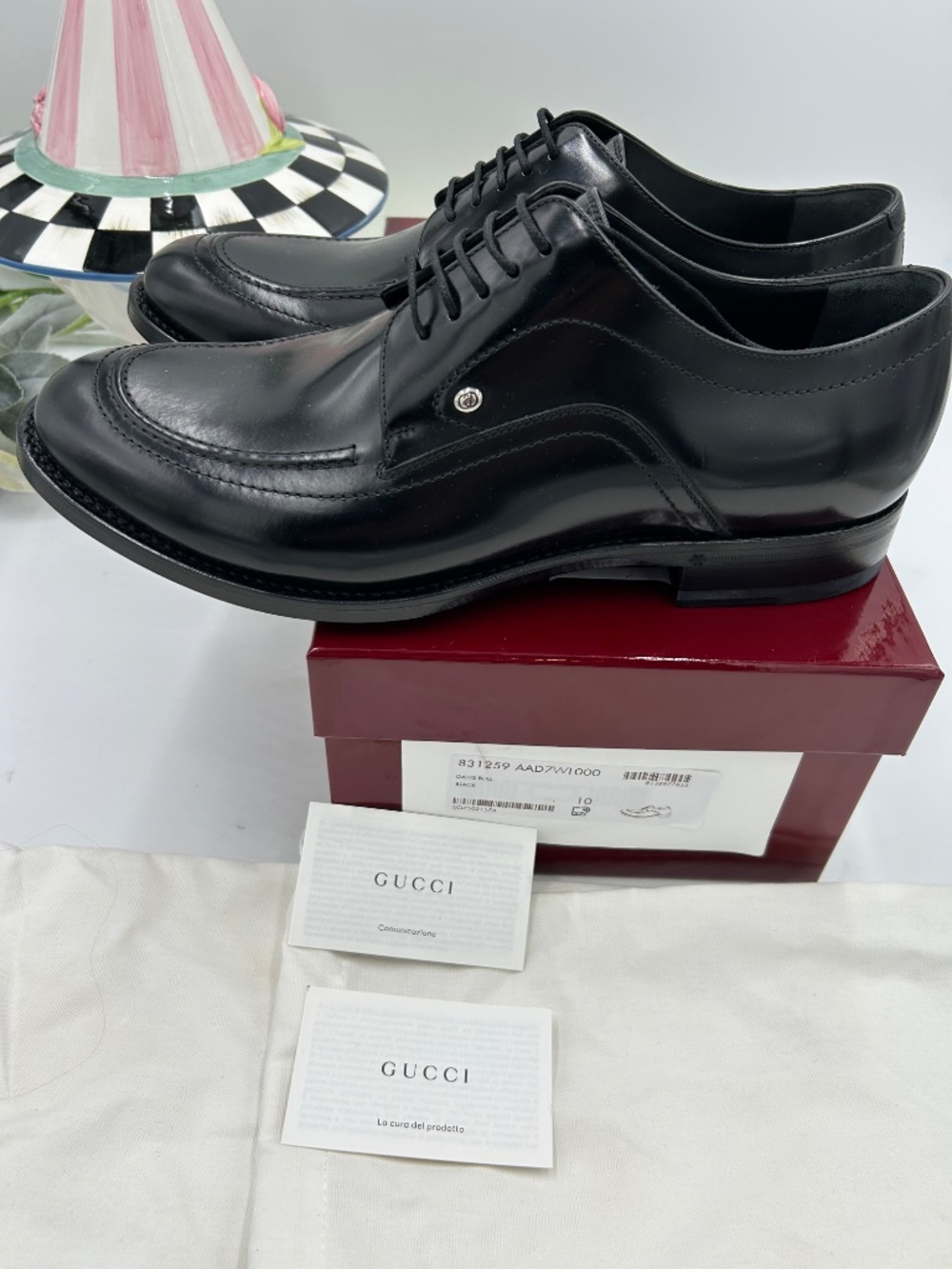 Men’s Gucci Derby Shoes. Size 10/fits 11 US.  Made in Italy. - Picture 10 of 11
